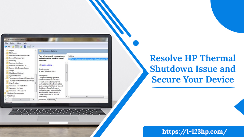 HP thermal shutdown