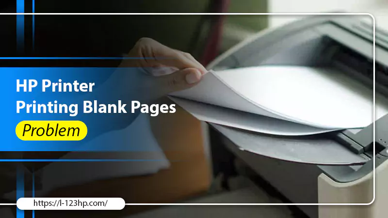 HP printer printing blank pages